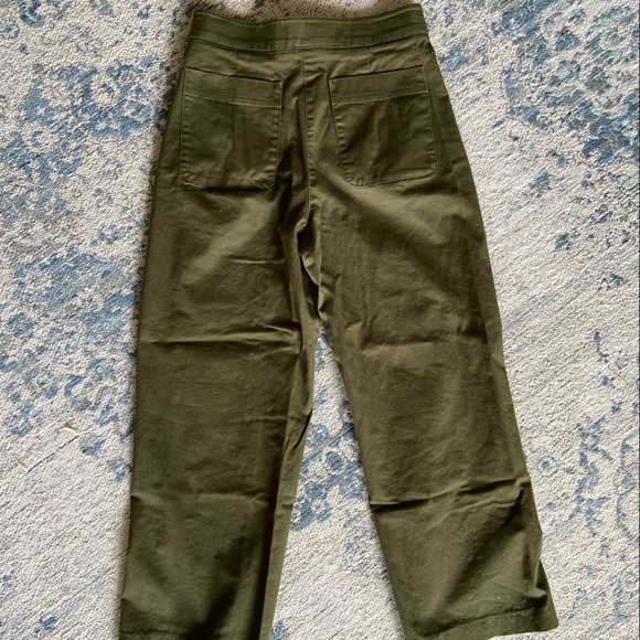 ARITZIA “Babaton” army green high waisted pants - Picture 2 of 5